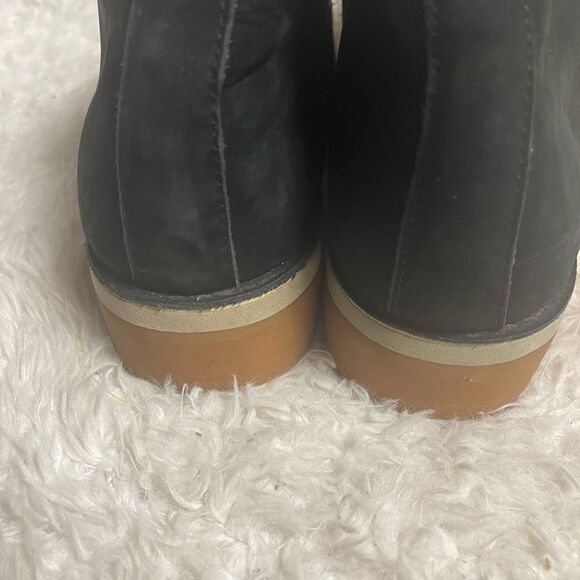 Buffalino B Boots Men\'s Black Nubuck lace up Boots SZ10 Rubber soles. main image 4